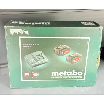 Metabo 12 V 2 x 2,0 Ah  Tip acumulator: Li-Ion, Tensiune acumulator: 12 V, Capacitate acumulator: 2 x 2 Ah