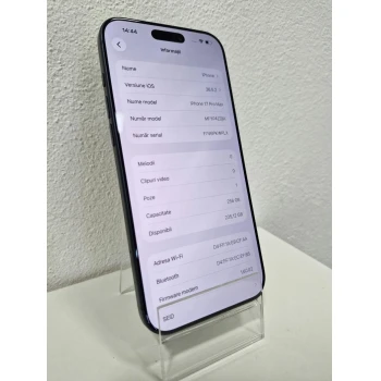 Telefon Apple iPhone 17 Pro Max 256 GB Blue