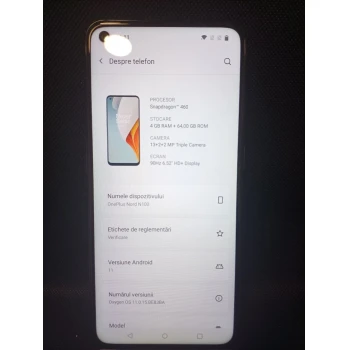 Telefon OnePlus Nord N100 64 GB Blue
