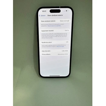Telefon Apple iPhone 15 128 GB Black