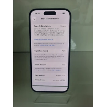 Telefon Apple iPhone 15 256 GB White