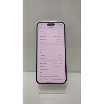 Telefon Apple iPhone 14 Pro Max 128 GB White