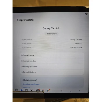 Tableta Samsung Galaxy Tab A9+ 64 GB Black