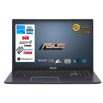 Laptop ASUS 15.6" FullHD - Notebook Intel N4500, 8GB RAM, SSD 512 GB