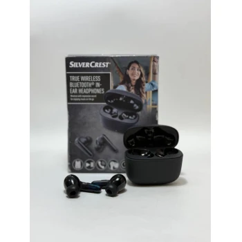 Casti SilverCrest True Wireless Bluetooth In-Ear Black