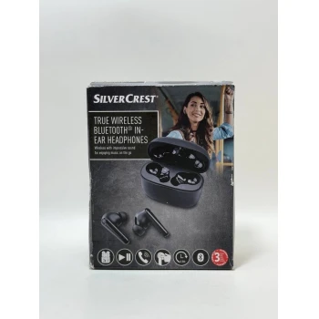 Casti SilverCrest True Wireless Bluetooth In-Ear Black