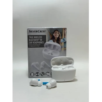 Casti SilverCrest True Wireless Bluetooth In-Ear White