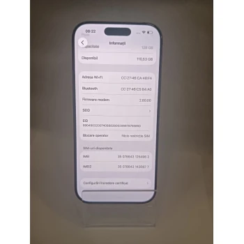 Telefon Apple iPhone 16 Pro 128 GB Gold