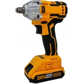 Șurubelniță de impact fără fir Ingco Power Tools and Hand Tools cu 2 baterii de 20v