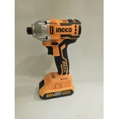Șurubelniță de impact fără fir Ingco Power Tools and Hand Tools cu 2 baterii de 20v