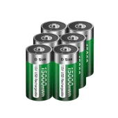 Set 6 baterii reincarcabile, 1.5V