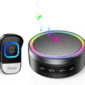 Boxa portabila Tecknet RGB Light Black