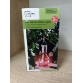 Lampă Solară De Iluminat Bec Roșu