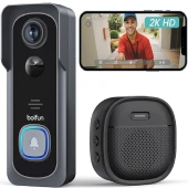 BOIFUN Cameră Sonerie Wireless cu Clopoțel