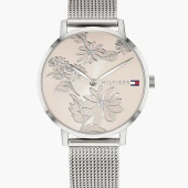 Ceasuri de damă Rose Gold Tommy Hilfiger Flower