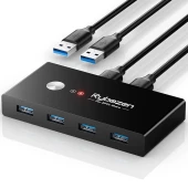 Componente PC Hub Rybozen 2 IN 4 Out  USB