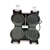 Aparat de facut Gofre George Wilkinson Double Snack Maker