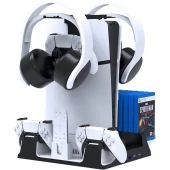 JOYTORN PS5 Vertical Stand with Cooling Fan and Dual Controller Charger Station
