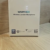 Electronice Warm Box Wireless Lavalier Microphone Black