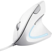 Mouse Trust Verto Wired Ergonomic White