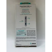 Baterie Externa Arks 5000 mAh USB 1 A 5 W USB 2.1 10 W White