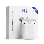 Casti Earbuds TWS I12 White