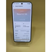Telefon Oppo Reno 14 F 256 GB Silver