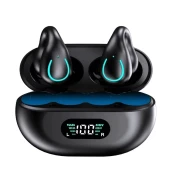 Casti YYK-Q71 Bluetooth 5.3 Open Ear Clip Bone Black