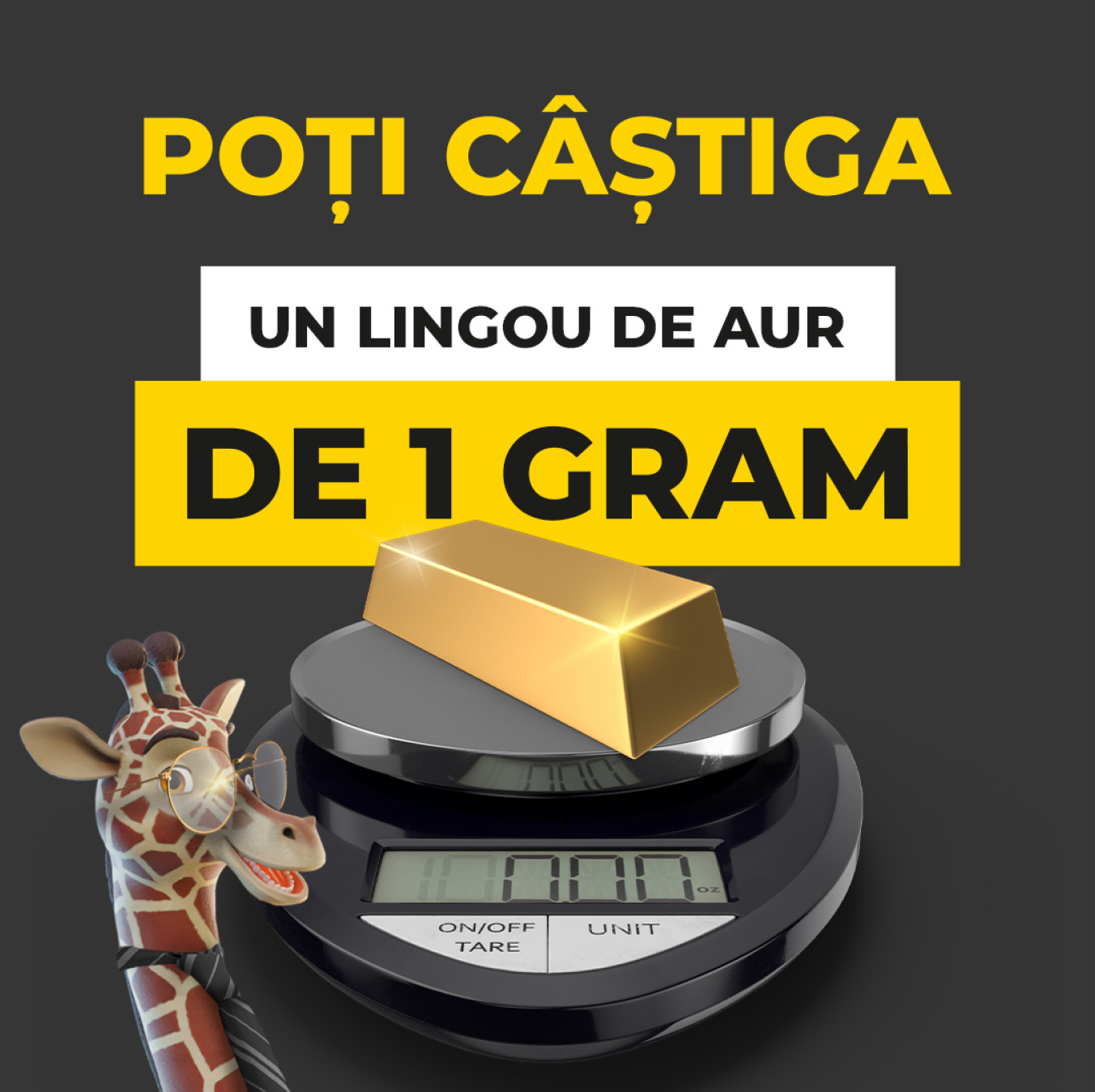 Câștigă un lingou de AUR