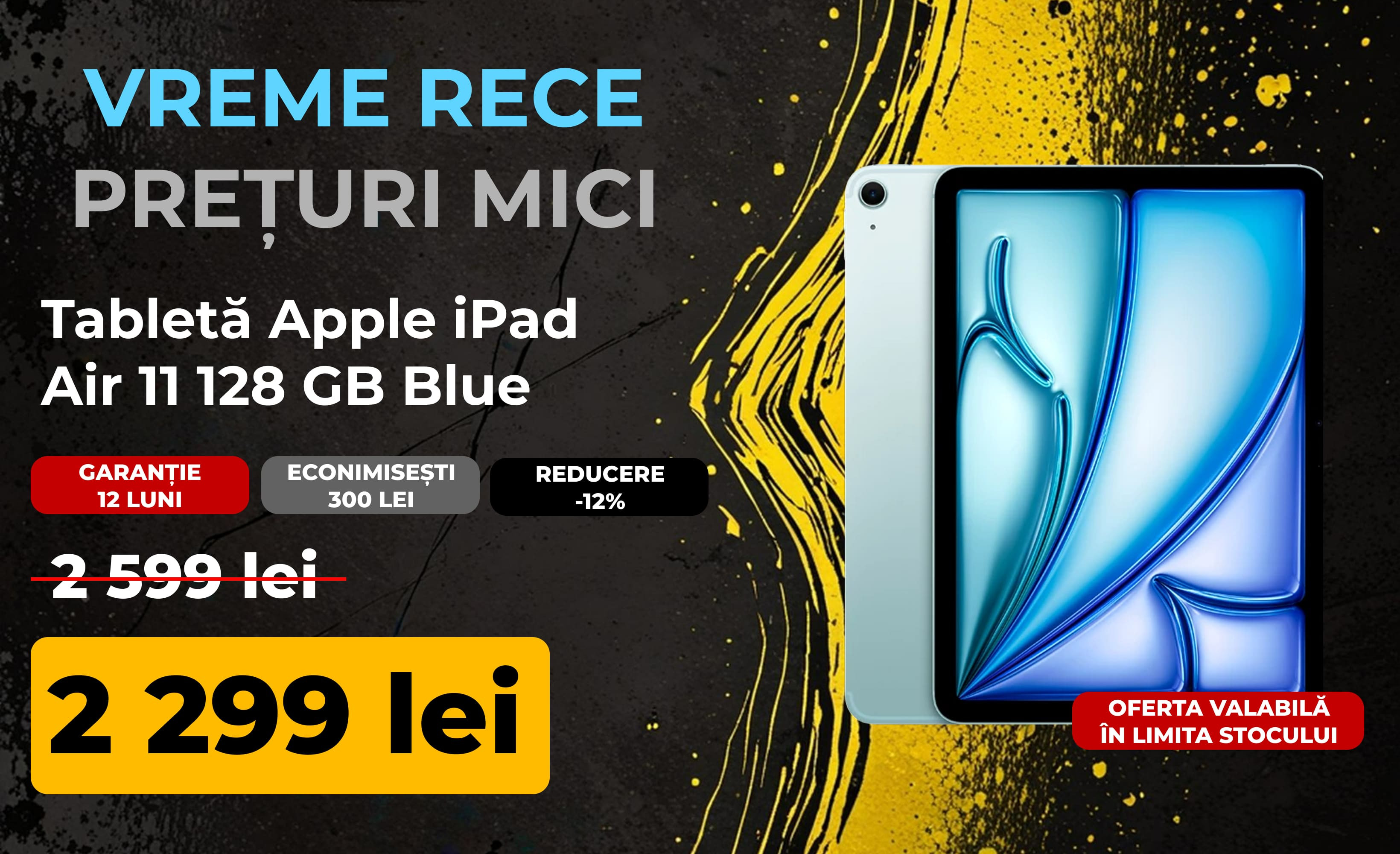 Tabletă Apple iPad Air 11 128 GB Blue